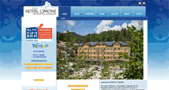 Desktop Screenshot of cimonehotel.it